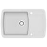 Granite Kitchen Sink Single Basin White - Durable & Stylish