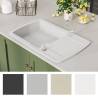 Granite Kitchen Sink Single Basin White - Durable & Stylish