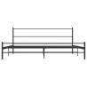 Black Metal Bed Frame 180x200 cm Super King - Hipomarket