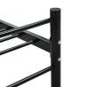 Black Metal Bed Frame 180x200 cm Super King - Hipomarket