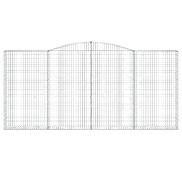 Arched Gabion Baskets - Durable Garden Barriers (9 pcs)