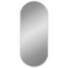 Wall Mirror Silver 70x30 cm Oval - Minimalistic Design