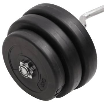 Curl Barbell with Plates 90 kg - Versatile Workout Set