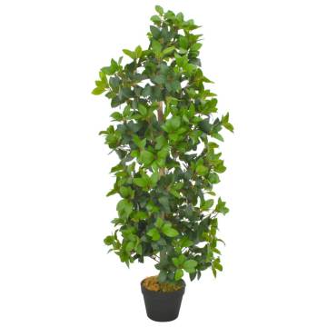 Artificial Laurel Tree with Pot - 120 cm Green | HipoMarket