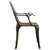 Garden Chairs 6 pcs Cast Aluminium Bronze - Durable & Stylish