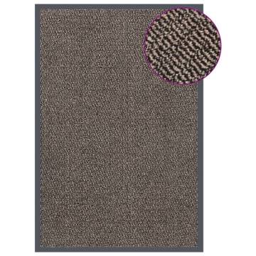 Doormat Tufted 80x120 cm Dark Brown | HipoMarket