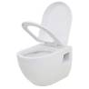 Wall-Hung Toilet Ceramic White - Sleek Design & Comfort