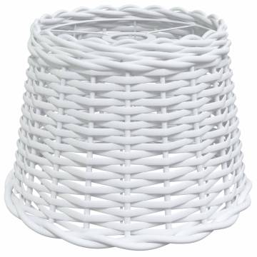 Ceiling Lamp Shade White Ø30x20 cm Wicker - Stylish & Functional