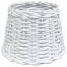 Ceiling Lamp Shade White Ø30x20 cm Wicker - Stylish & Functional