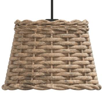 Ceiling Lamp Shade Brown Ø20x15 cm Wicker - Hipomarket