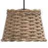 Ceiling Lamp Shade Brown Ø20x15 cm Wicker - Hipomarket