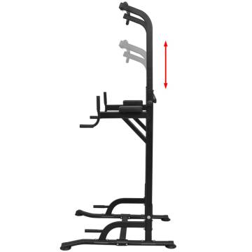 Adjustable Power Tower 182-235 cm - Multi-Functional Fitness Equipment