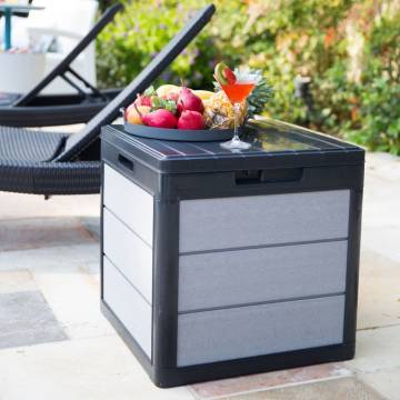 Keter Garden Storage Box Denali 113 L Anthracite | Hipomarket