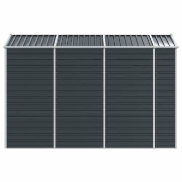 Garden Shed Anthracite 191x300 cm Galvanised Steel – Hipomarket