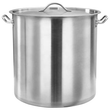 50L Stainless Steel Stock Pot - Durable Kitchen Essential