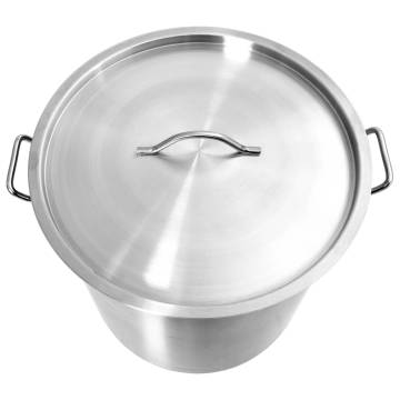 50L Stainless Steel Stock Pot - Durable Kitchen Essential