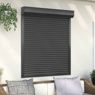 Roller Shutter Aluminium 110x130 cm Anthracite | Hipomarket