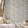 DUTCH WALLCOVERINGS Leaves Wallpaper - Beige & Brown Design