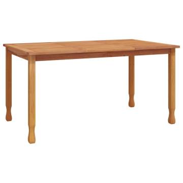 Garden Dining Table 150x90 cm Solid Wood Teak | HipoMarket