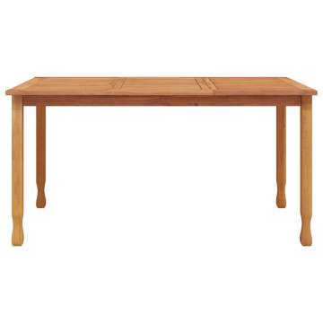 Garden Dining Table 150x90 cm Solid Wood Teak | HipoMarket