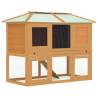 Animal Rabbit Cage Double Floor Wood | Cozy & Durable