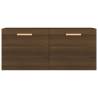 Wall Cabinet Brown Oak 80x35 cm - Space Saving & Stylish