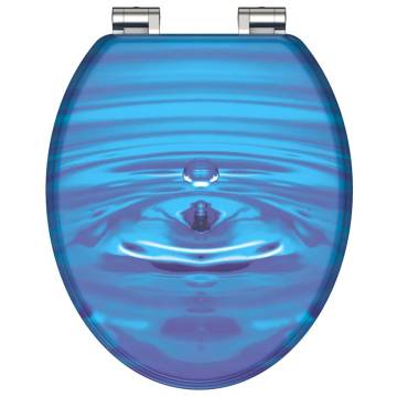 SCHÜTTE Soft-Close Toilet Seat - BLUE DROP | Comfort & Style