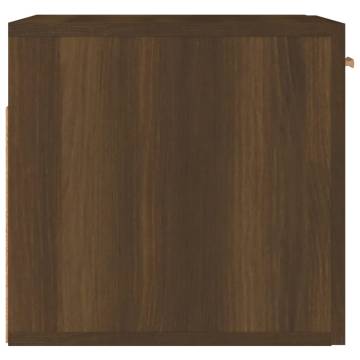 Wall Cabinet Brown Oak 80x35 cm - Space Saving & Stylish