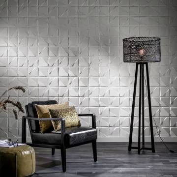 WallArt Feline 3D Wall Panels - 12 pcs for Stylish Interiors