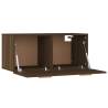 Wall Cabinet Brown Oak 80x35 cm - Space Saving & Stylish