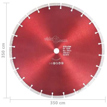 Diamond Cutting Disc Steel 350 mm - Durable & Efficient