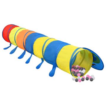 Children Play Tunnel with 250 Balls - Durable & Fun 245 cm