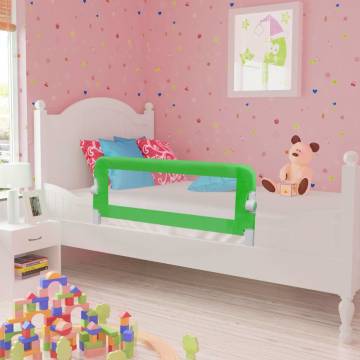 Toddler Safety Bed Rail 2 pcs Green - Secure Sleep Solution