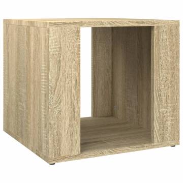 Elegant Bedside Table Sonoma Oak - 41x40x36 cm | Hipomarket