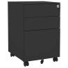 Mobile File Cabinet Anthracite 39x45x60 cm Steel Colour anthracite Quantity in Package 1 