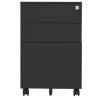 Mobile File Cabinet Anthracite - Durable Steel Office Storage