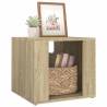 Elegant Bedside Table Sonoma Oak - 41x40x36 cm | Hipomarket