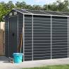 Garden Shed Anthracite 191x895x198 cm Galvanised Steel Colour anthracite Size 191 x 895 x 198 cm Quantity in Package 1 