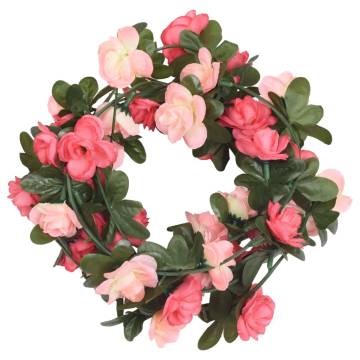 6 pcs Rose Artificial Flower Garlands - 240 cm - HipoMarket