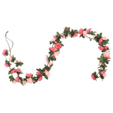 6 pcs Rose Artificial Flower Garlands - 240 cm - HipoMarket