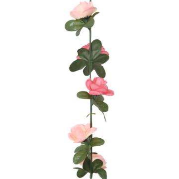 6 pcs Rose Artificial Flower Garlands - 240 cm - HipoMarket