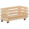 Vegetable Trolley - Rustic Solid Pinewood Storage | HipoMarket