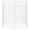 6-Panel Rabbit Cage 54x100 cm - Galvanised Iron for Pets