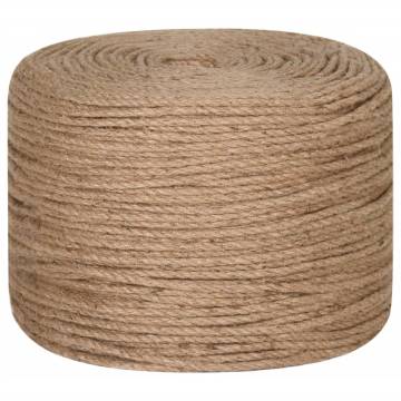 Jute Rope 50m Long, 6mm Thick - Versatile & Natural