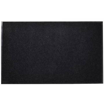 Black PVC Door Mat 120 x 180 cm - Durable & Easy to Clean