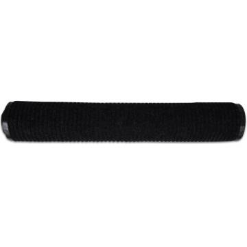 Black PVC Door Mat 120 x 180 cm - Durable & Easy to Clean