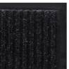 Black PVC Door Mat 120 x 180 cm - Durable & Easy to Clean