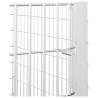 6-Panel Rabbit Cage 54x100 cm - Galvanised Iron for Pets