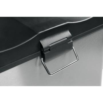 EKO Pedal Bin Rejoice 2x12 L Matte Silver - Modern Waste Solution