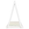 Kids Bed Frame White 80x200 cm Solid Wood Pine - Stylish & Safe